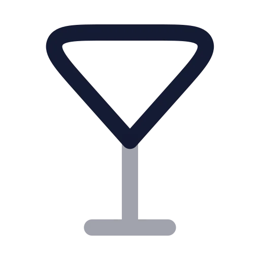 Martini Icon in Twotone Rounded style