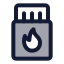 Matches icon with duotone standard style