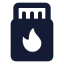 Matches icon with solid standard style