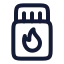 Matches icon with stroke rounded style