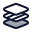 Materialandtexture icon with duotone rounded style