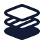 Materialandtexture icon with solid rounded style