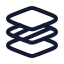 Materialandtexture icon with stroke rounded style