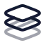 Materialandtexture icon with twotone rounded style