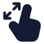Maximize icon with solid standard style