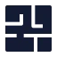 Maze icon with solid sharp style