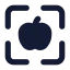 Mealscan icon with solid standard style