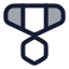 Medal icon with duotone rounded style