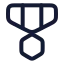 Medal icon with stroke rounded style