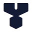 Medal icon with solid standard style