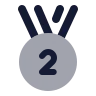 Medal Second Place icon preview