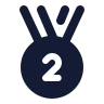 Medal Second Place icon preview