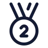 Medal Second Place icon preview