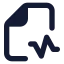 Medicalfile icon with solid standard style