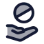 Medicine icon with duotone rounded style
