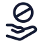 Medicine icon with stroke rounded style