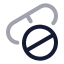 Medicine icon with twotone rounded style
