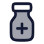 Medicinebottle icon with duotone rounded style