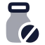 Medicinebottle icon with bulk rounded style
