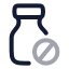 Medicinebottle icon with twotone rounded style