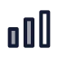 Mediumsignal icon with duotone standard style