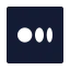 Mediumsquare icon with solid sharp style