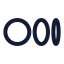 Medium icon with stroke rounded style