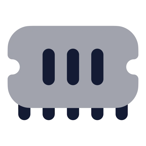 Memory Stick Icon in Bulk Rounded style