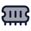 Memorystick icon with duotone rounded style