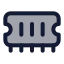 Memorystick icon with duotone standard style