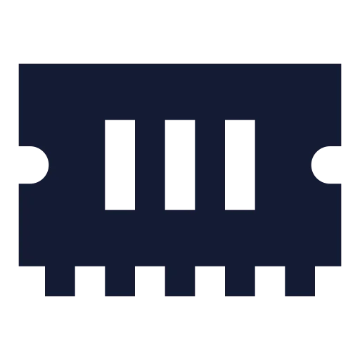 Memory Stick Icon in Solid Sharp style