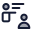 Mentor icon with duotone standard style