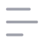 Menu icon with duotone rounded style
