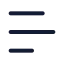 Menu icon with duotone standard style