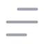 Menu icon with duotone rounded style
