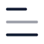 Menu icon with twotone rounded style