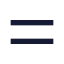 Menu icon with solid sharp style