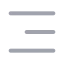 Menu icon with duotone rounded style
