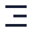 Menu icon with solid sharp style