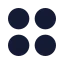 Menucircle icon with solid sharp style