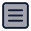 Menu icon with duotone standard style