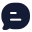 Message icon with solid standard style