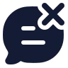 Message Cancel 01 icon preview