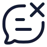 Message Cancel 01 icon preview