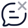 Message Cancel 01 icon preview