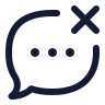 Message Cancel 02 icon preview