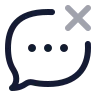 Message Cancel 02 icon preview