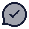 Message Circle Check icon preview
