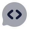 Message Circle Code icon preview