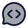 Message Circle Code icon preview